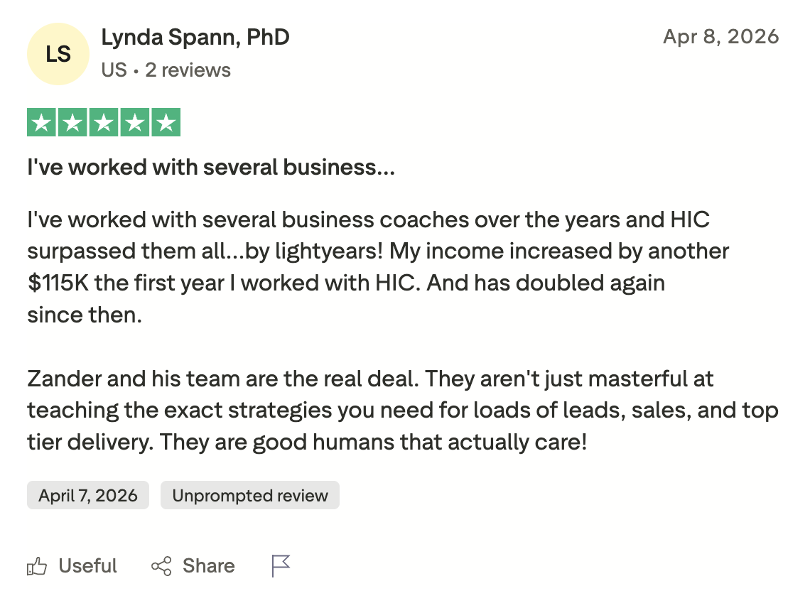Coach testimonial